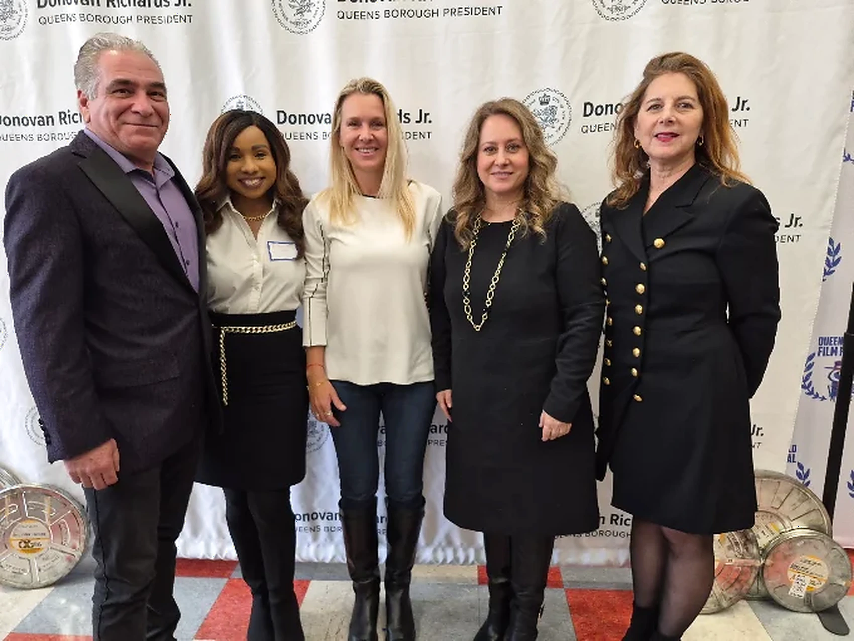 Phil Green at a Queens Borough President film event